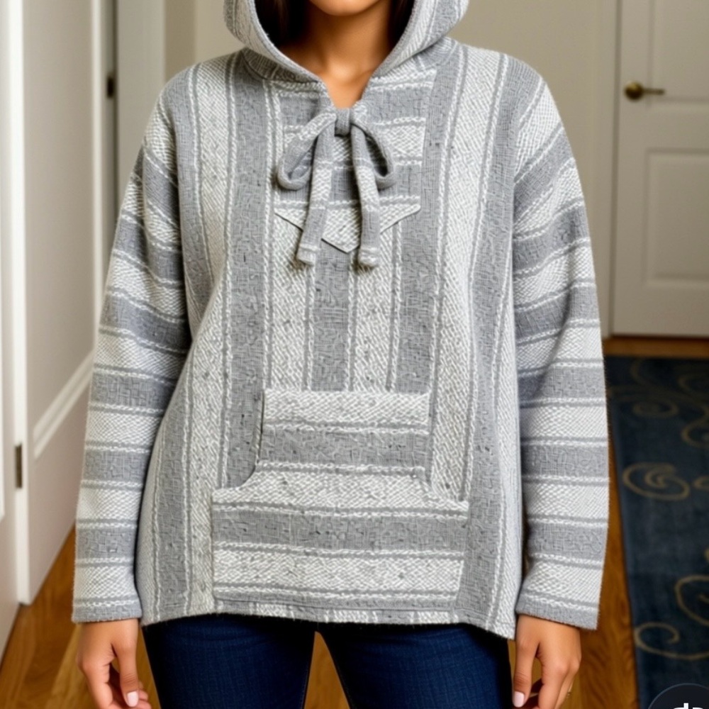 El Paso Saddle Cozy Gray Women's Hoodie Sweater